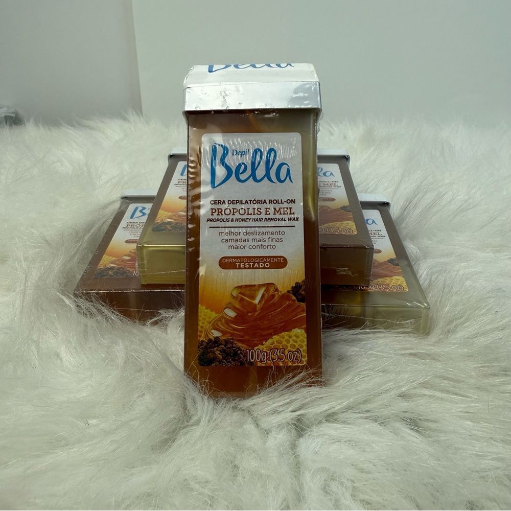 Depil Bella Propolis & Honey Hair Removal Wax,‎ a roll-on depilatory wax